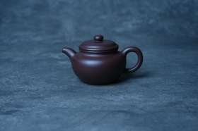 紫砂壶图片:特好老紫泥全手工仿古壶 茶人醉爱 - 美壶网
