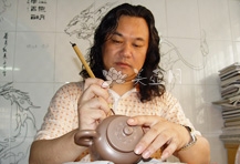 紫砂壶工艺师图片：范建军 - 宜兴紫砂壶网