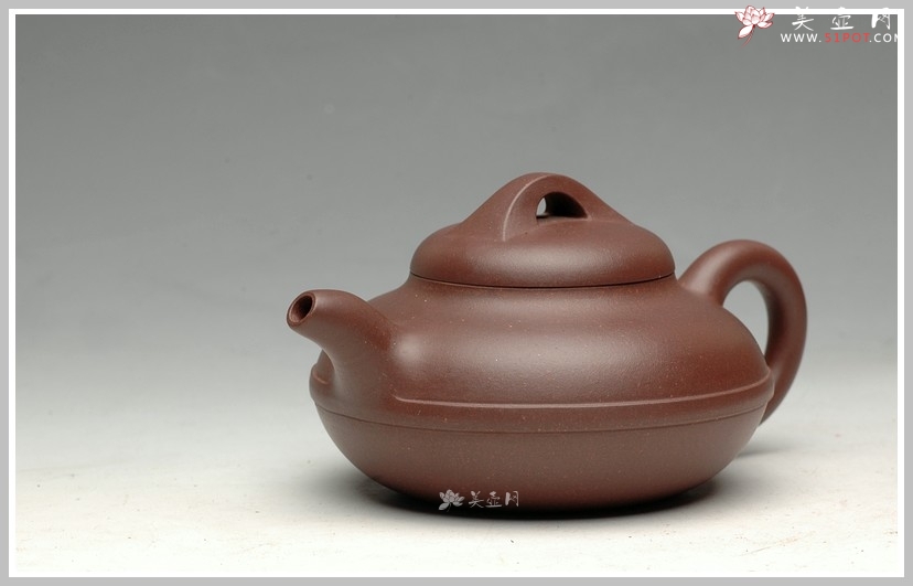 紫砂壶图片：功夫茶必备实用佳品2 小线圆130cc - 宜兴紫砂壶网