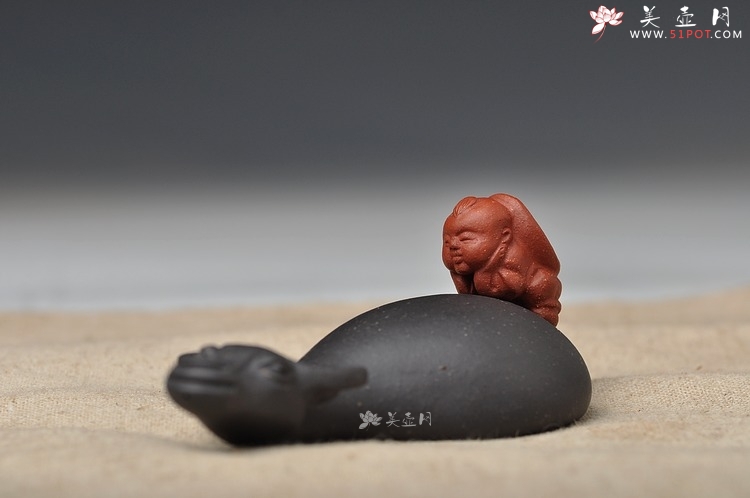 紫砂壶图片：水牛一家亲~ - 宜兴紫砂壶网
