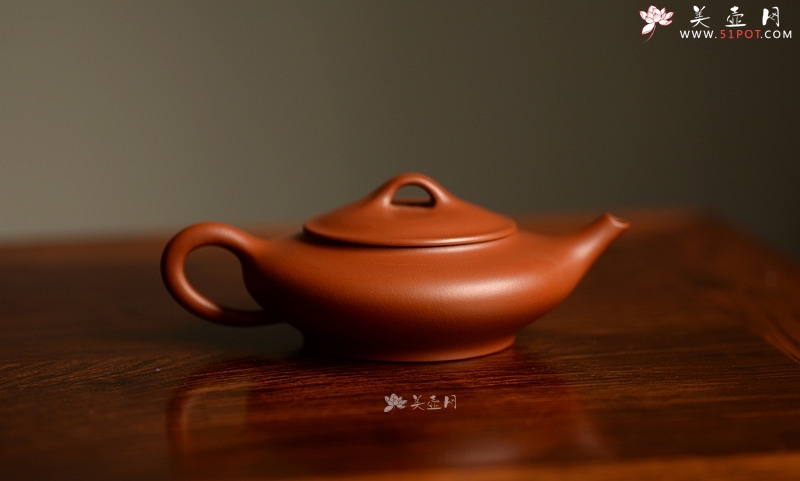 紫砂壶图片：超级实用 绿茶必备o(∩_∩)o  玉扁 优质朱泥 - 宜兴紫砂壶网