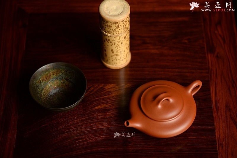 紫砂壶图片：超级实用 绿茶必备o(∩_∩)o  玉扁 优质朱泥 - 宜兴紫砂壶网