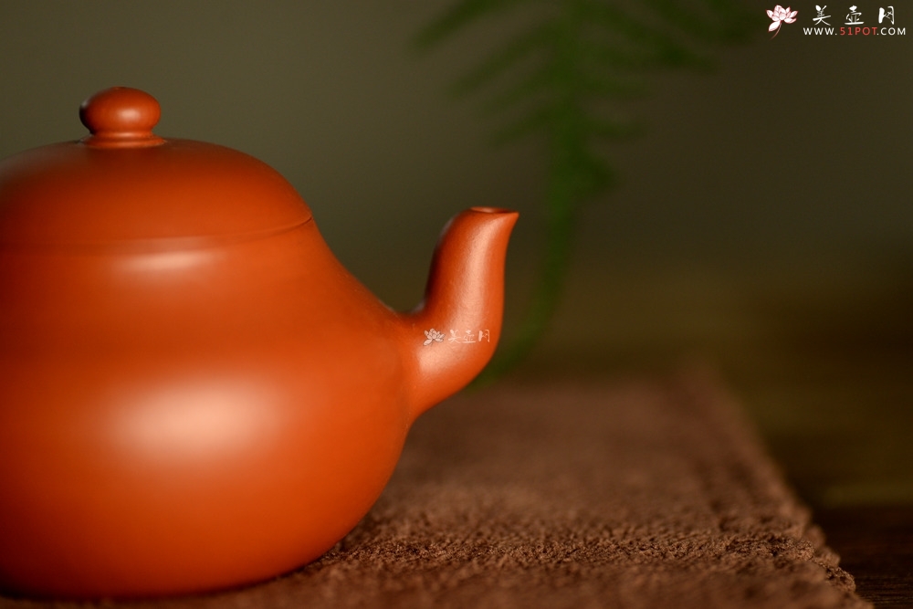 紫砂壶图片：只为茶人 传统器形 古雅大方 优质朱泥 全手君德 - 宜兴紫砂壶网