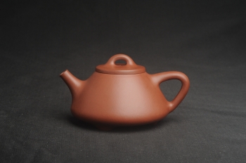 紫砂壶图片:特好底曹青全手工小品子冶石瓢茶壶 特文气 - 宜兴紫砂壶网