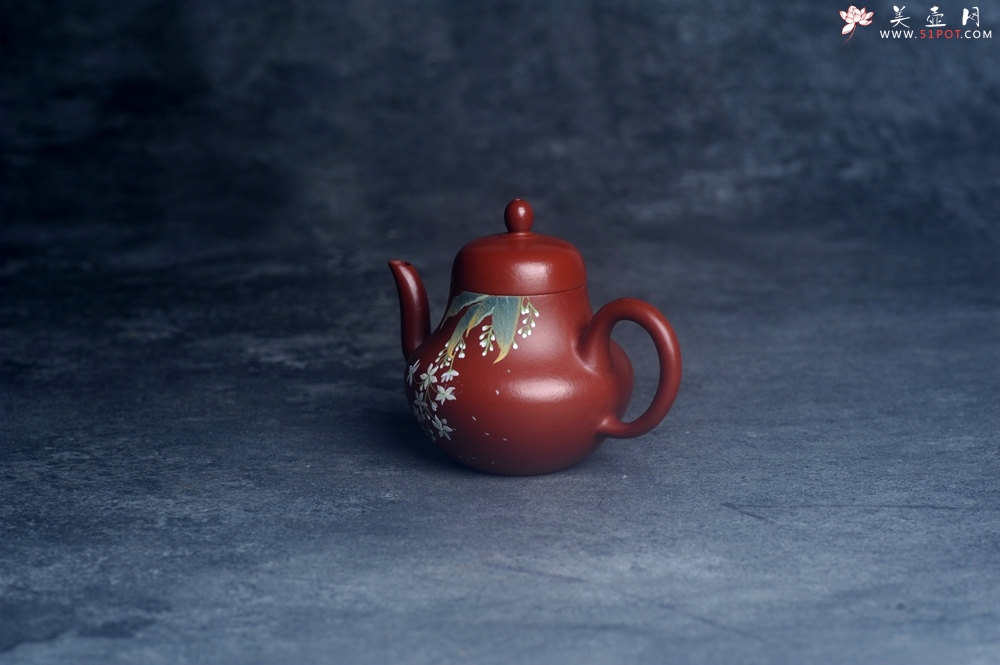 紫砂壶图片：美壶特惠 优质朱泥梨形壶 工夫茶具  茶人醉爱 - 宜兴紫砂壶网