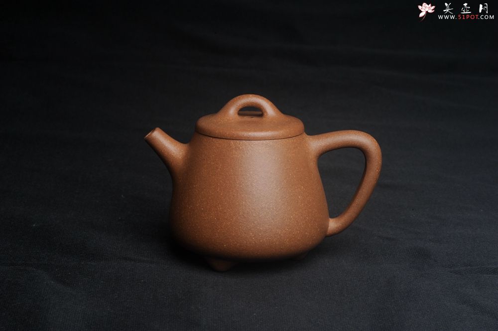 紫砂壶图片：美壶特惠 油润老段泥精致高石瓢紫砂茶壶 茶人醉爱 - 宜兴紫砂壶网
