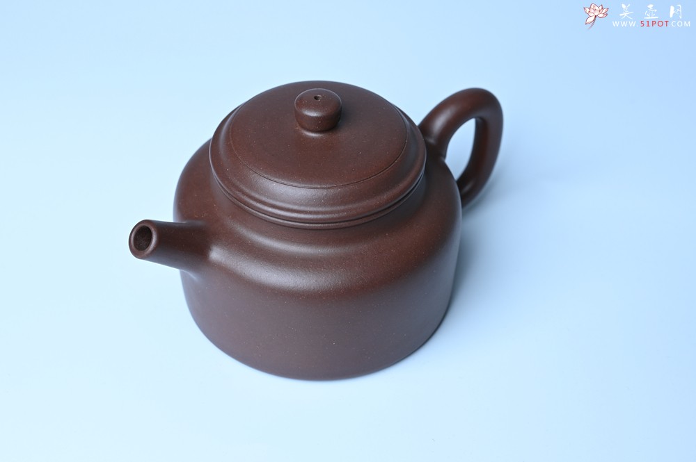 紫砂壶图片：美壶特惠 朱英尘全手工紫砂壶特好底槽青德中壶 茶壶 茶具 单壶 - 宜兴紫砂壶网
