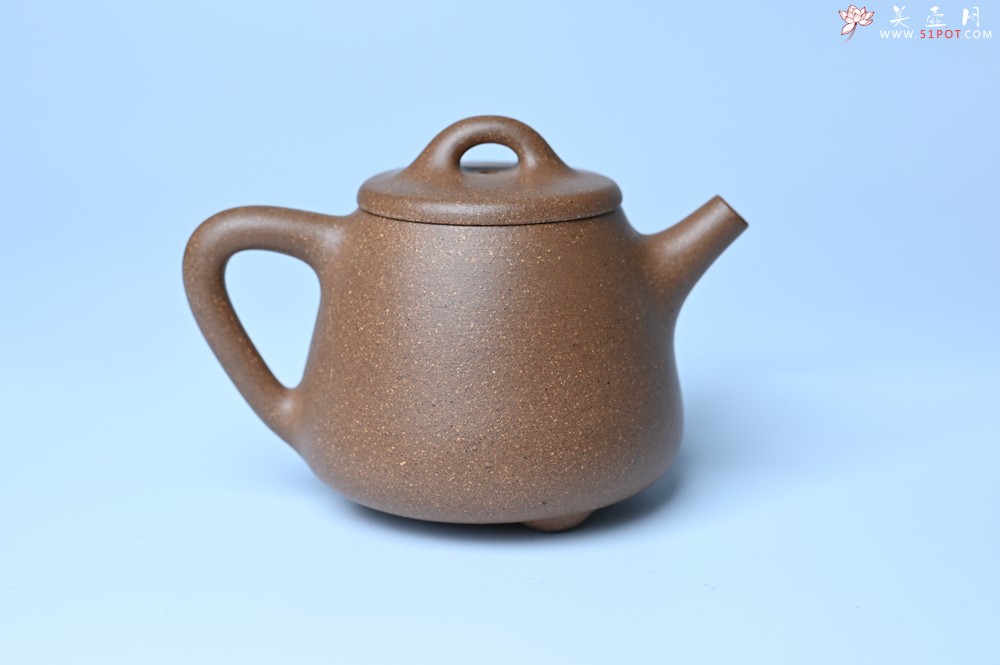 紫砂壶图片：美壶特惠 油润老段泥精致高石瓢紫砂茶壶 茶人醉爱 - 宜兴紫砂壶网