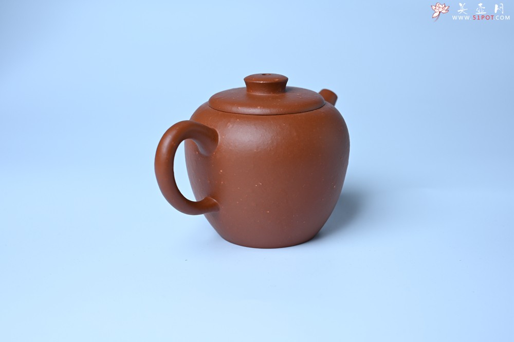 紫砂壶图片：美壶特惠 精品粗砂红泥巨轮壶 茶人醉爱 - 宜兴紫砂壶网