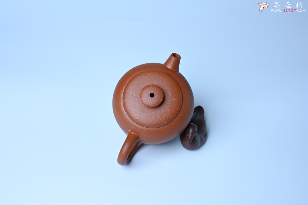 紫砂壶图片：美壶特惠 精品粗砂红泥巨轮壶 茶人醉爱 - 宜兴紫砂壶网