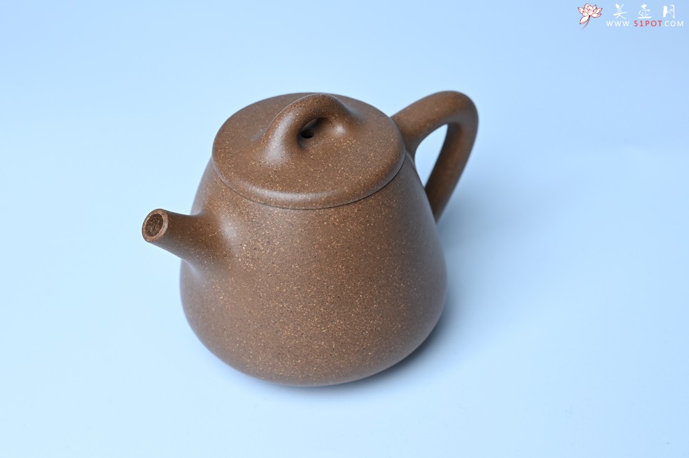 紫砂壶图片：美壶特惠 油润老段泥精致高石瓢紫砂茶壶 茶人醉爱 - 宜兴紫砂壶网