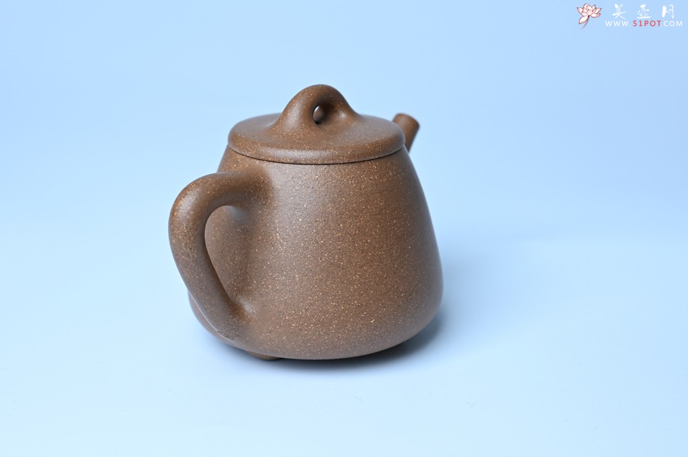 紫砂壶图片：美壶特惠 油润老段泥精致高石瓢紫砂茶壶 茶人醉爱 - 宜兴紫砂壶网
