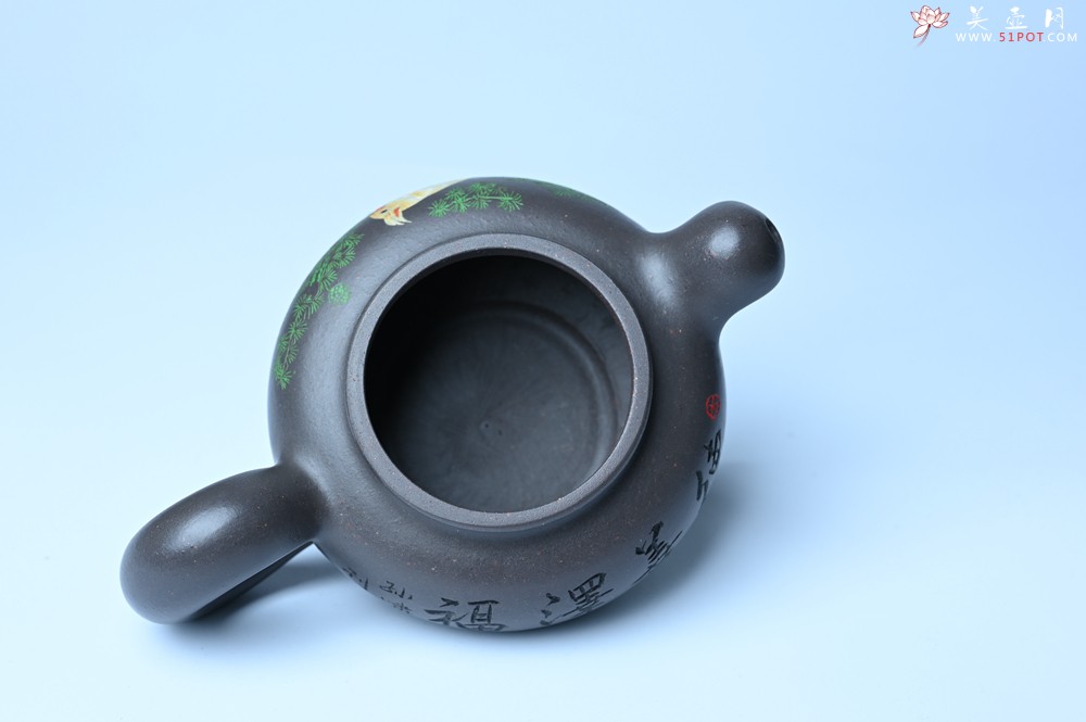 紫砂壶图片：美壶特惠 手工手制紫砂壶特好青灰泥松鼠壶 茶壶 茶具 单壶 - 宜兴紫砂壶网