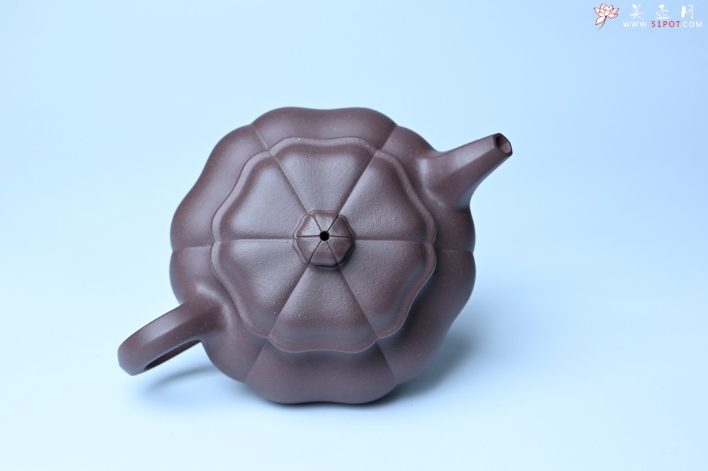 紫砂壶图片：美壶特惠 紫砂壶手工手制优质紫泥葵仿古壶 茶人醉爱 - 宜兴紫砂壶网