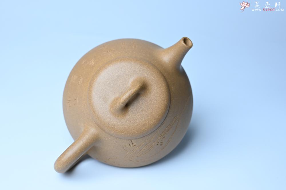 紫砂壶图片：油润老段泥(此泥料属于家藏老料！油润无比，识者自知！)全手工曼生石瓢 陶兴精心装饰 - 宜兴紫砂壶网