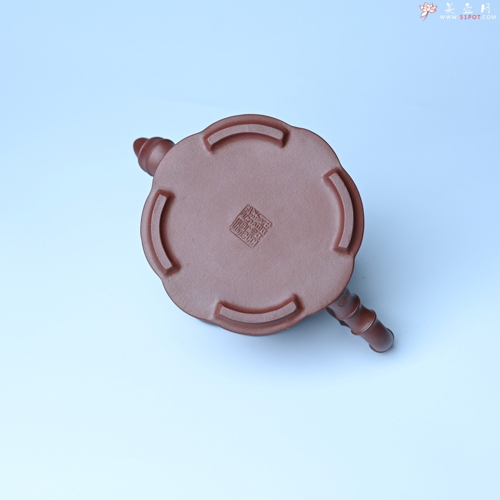 紫砂壶图片：美壶特惠 紫砂壶手工手制优质紫泥八段竹壶 茶人醉爱 - 宜兴紫砂壶网