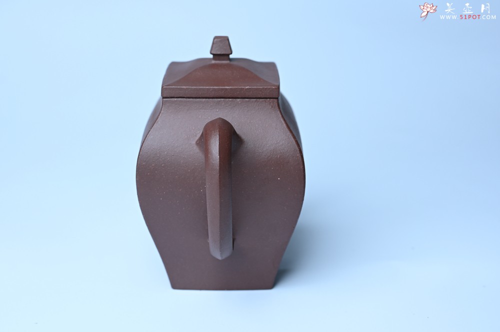 紫砂壶图片：美壶特惠 全手工镶接四方吉金壶 泥料超好 茶人醉爱 - 宜兴紫砂壶网