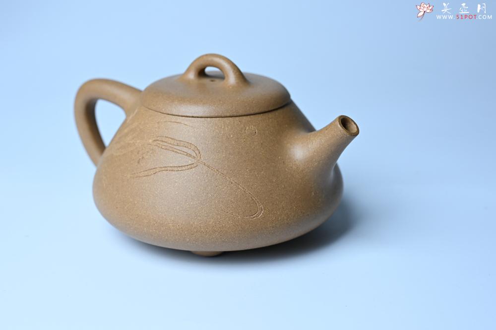 紫砂壶图片：油润老段泥(此泥料属于家藏老料！油润无比，识者自知！)全手工曼生石瓢 陶兴精心装饰 - 宜兴紫砂壶网