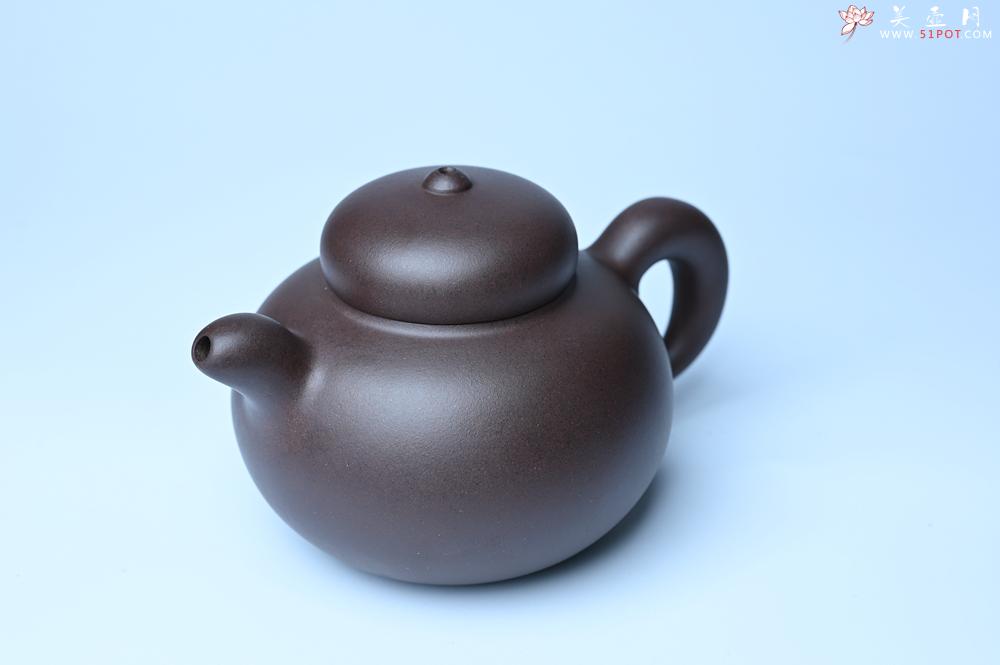 紫砂壶图片：美壶特惠 精致优质黑星土道洪风格德福壶 茶人醉爱 - 宜兴紫砂壶网