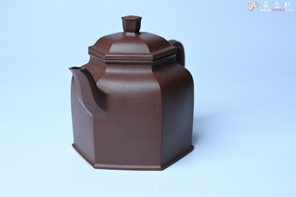 紫砂壶图片：美壶特惠 精致全手工六方金钟 泥料超好 - 宜兴紫砂壶网