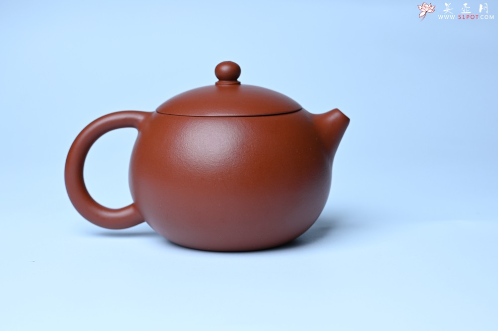 紫砂壶图片：美壶特惠 油润大红袍朱泥 小品西施壶 茶人醉爱 - 宜兴紫砂壶网