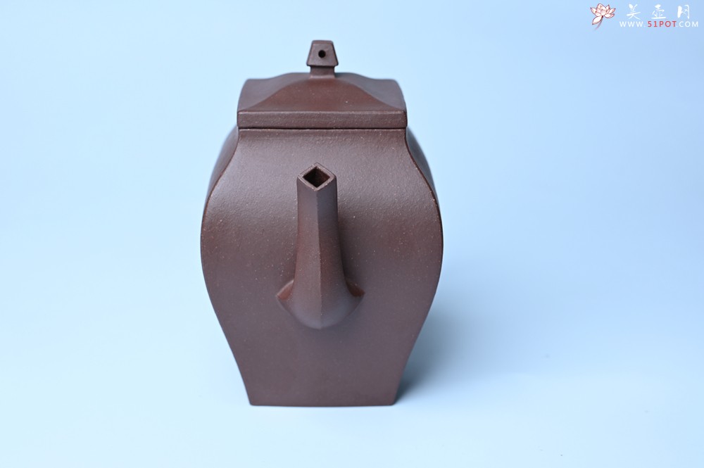 紫砂壶图片：美壶特惠 全手工镶接四方吉金壶 泥料超好 茶人醉爱 - 宜兴紫砂壶网