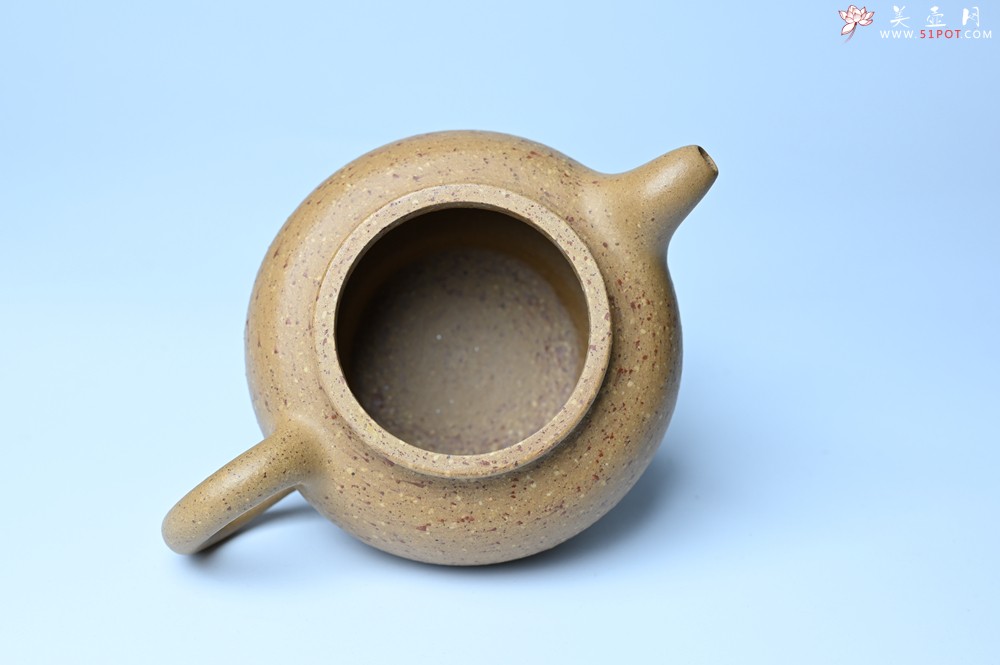 紫砂壶图片：美壶特惠 特好粗砂桃花段泥掇只紫砂壶 茶人醉爱 - 宜兴紫砂壶网