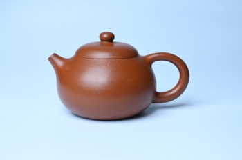 紫砂壶图片:潜力股周小培 油润黄龙山朱泥 全手工文旦壶 壶特好 期待与您结缘 - 宜兴紫砂壶网