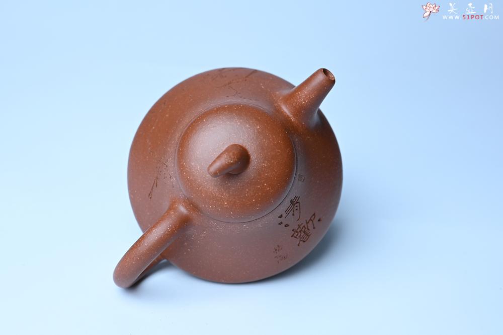 紫砂壶图片：美壶特惠 潜力股王老师 全手工拍打成型茄瓢壶 装饰枯枝鸟 特文气 - 宜兴紫砂壶网