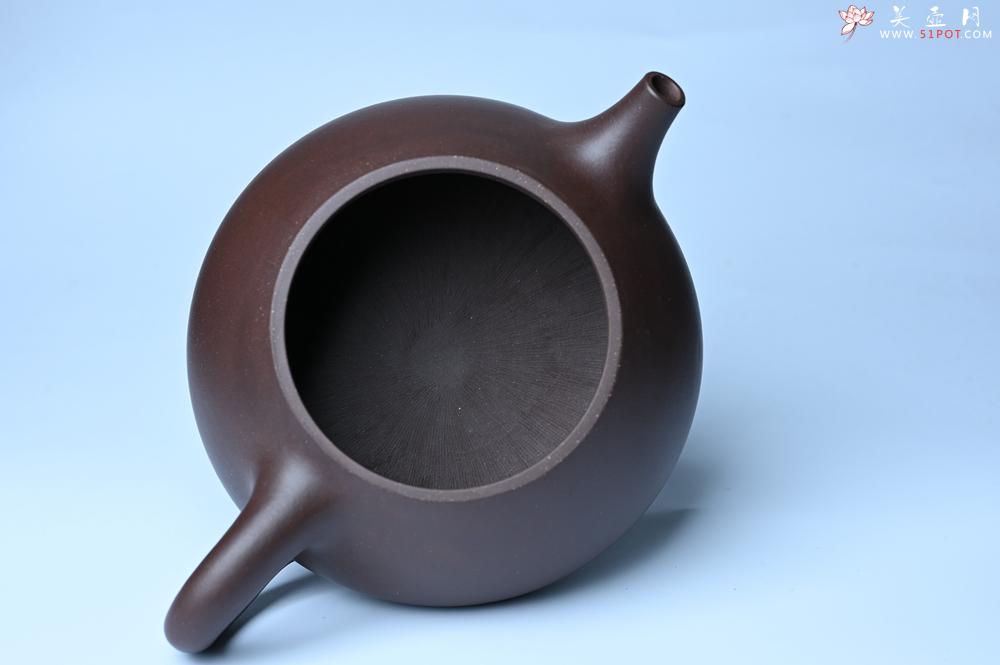 紫砂壶图片：美壶特惠 精致特好紫泥大满瓢 难度大 足足做了一个多星期 - 宜兴紫砂壶网