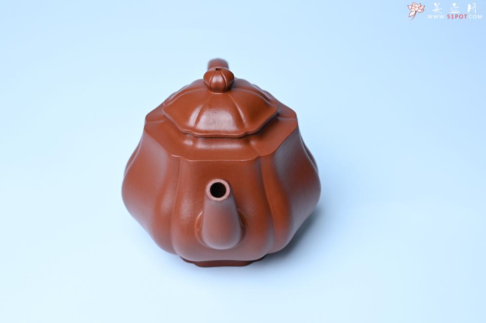 紫砂壶图片：美壶特惠 老朱泥高菱壶 茶人醉爱 - 宜兴紫砂壶网