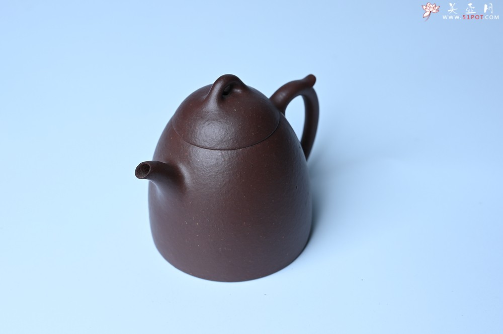 紫砂壶图片：美壶特惠 特好手磨料老紫泥秦权 茶人醉爱 - 宜兴紫砂壶网