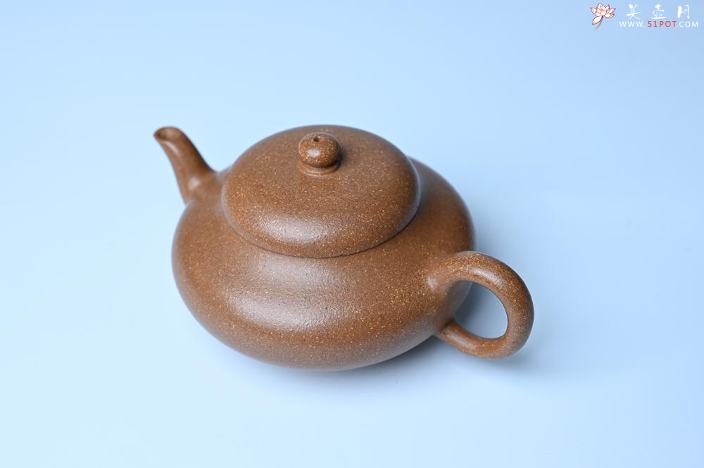 紫砂壶图片：美壶特惠 特好老段泥精致合欢壶 茶人醉爱 - 宜兴紫砂壶网