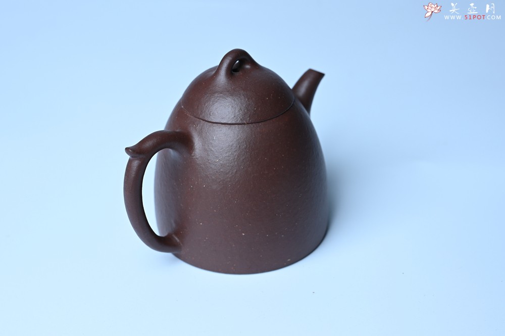 紫砂壶图片：美壶特惠 特好手磨料老紫泥秦权 茶人醉爱 - 宜兴紫砂壶网
