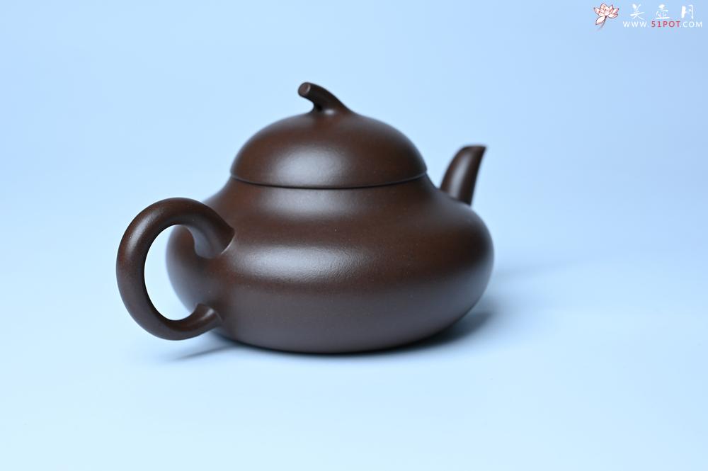紫砂壶图片：美壶特惠 特好老紫泥茄段梨形壶 茶人醉爱 - 宜兴紫砂壶网