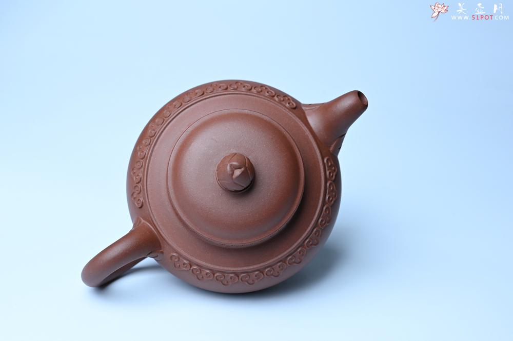 紫砂壶图片：美壶特惠 精致特好底曹青云肩如意壶 - 宜兴紫砂壶网