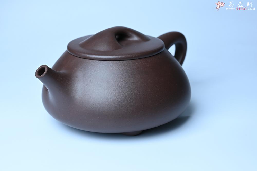 紫砂壶图片：美壶特惠 精致特好紫泥大满瓢 难度大 足足做了一个多星期 - 宜兴紫砂壶网