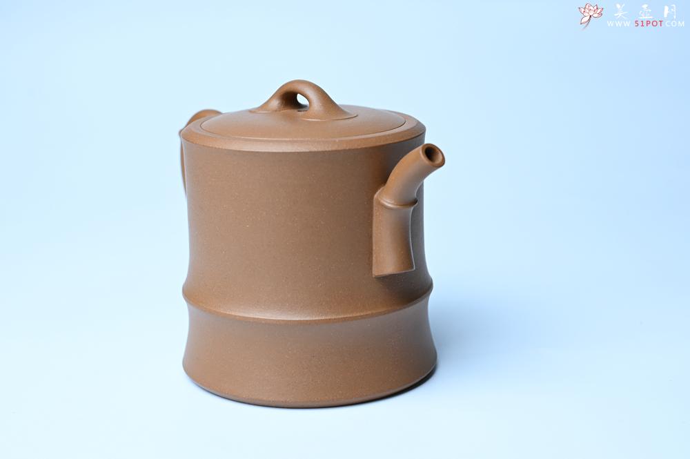 紫砂壶图片：美壶特惠 精工黄金段泥竹段 挺拔秀雅 茶人醉爱 - 宜兴紫砂壶网