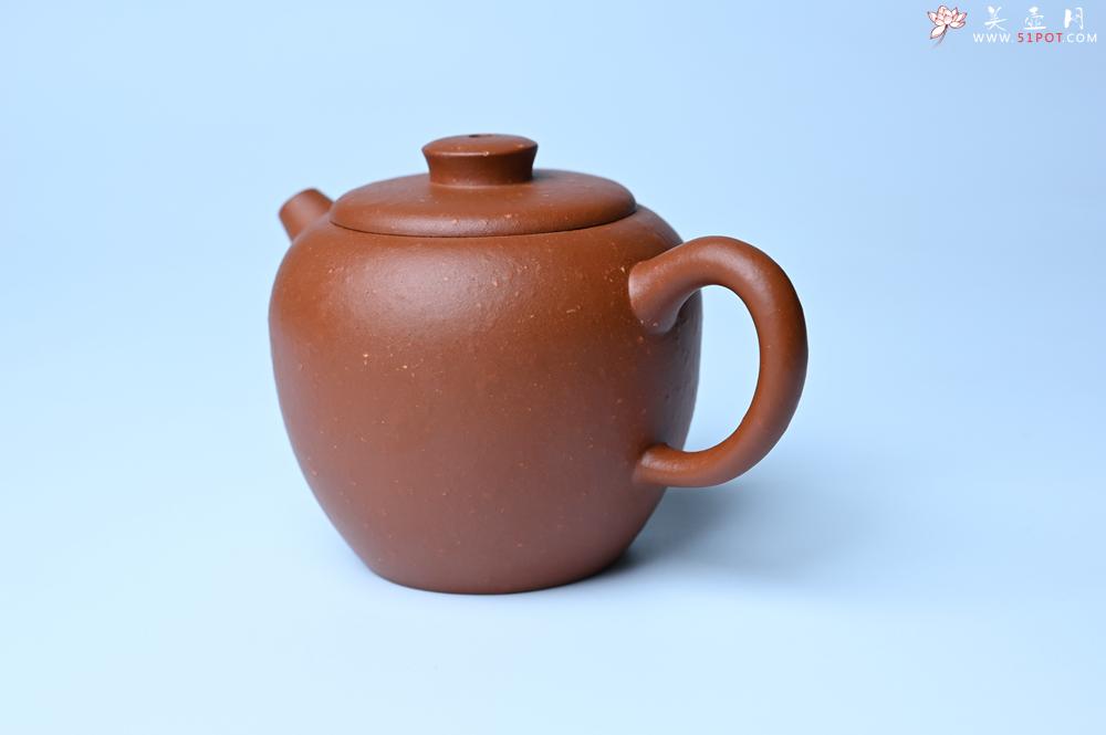 紫砂壶图片：美壶特惠 精品粗砂红泥巨轮壶 茶人醉爱 - 宜兴紫砂壶网