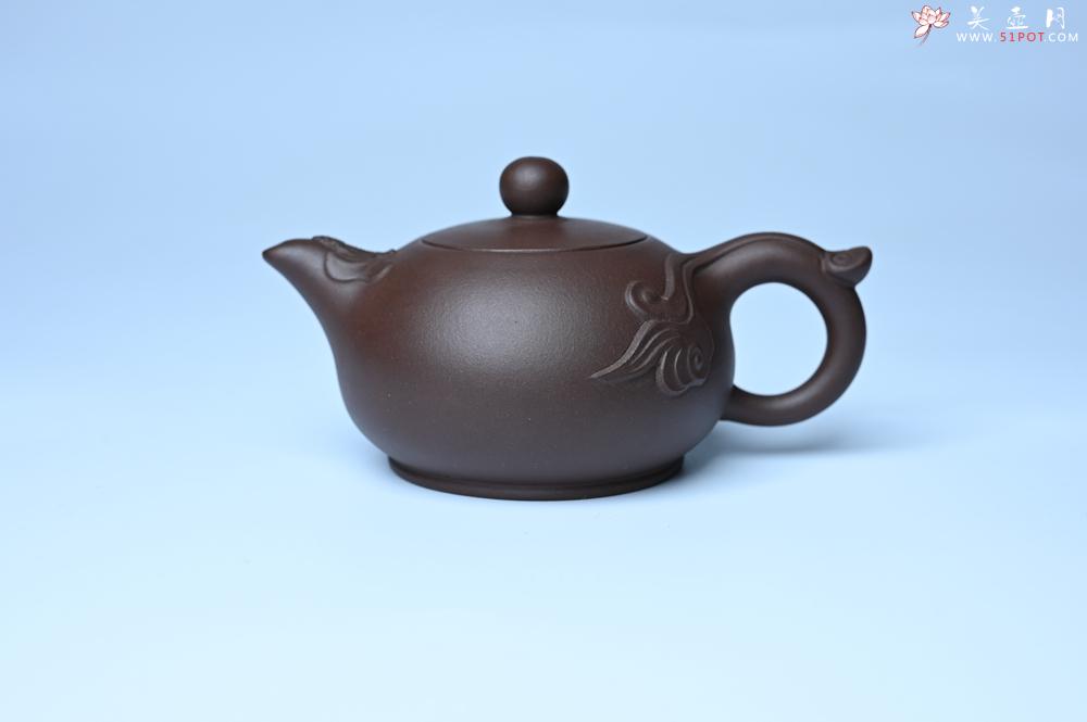 紫砂壶图片：美壶特惠 优质老紫泥福在眼前壶 茶人醉爱 - 宜兴紫砂壶网