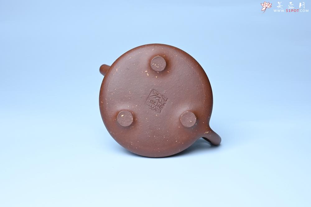 紫砂壶图片：美壶特惠 精致特好紫玉金砂子冶石瓢 做工和泥料不输千元作品 - 宜兴紫砂壶网