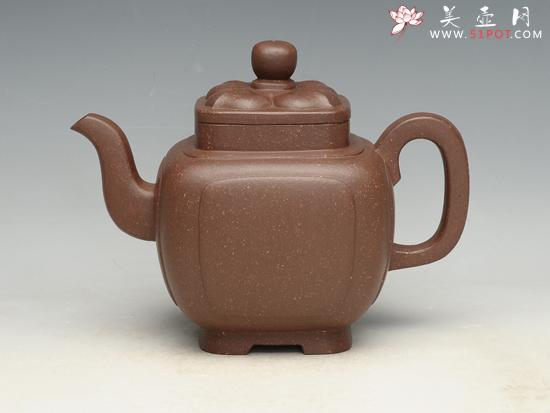 紫砂壶图片：四方菱奎 - 宜兴紫砂壶网