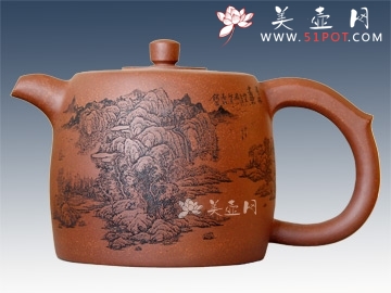 紫砂壶图片：井栏容量四千cc - 宜兴紫砂壶网