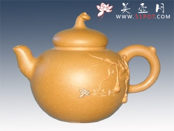 紫砂壶图片：难得糊涂 - 宜兴紫砂壶网