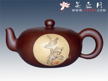 紫砂壶图片：一粒珠 - 宜兴紫砂壶网