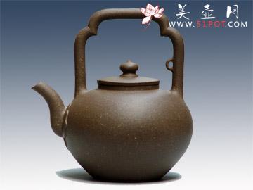 紫砂壶图片：如意提梁 - 宜兴紫砂壶网