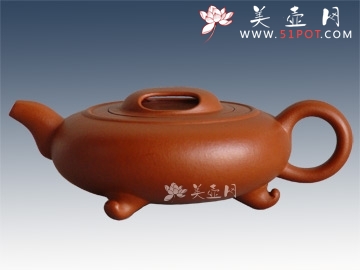 紫砂壶图片：朱砂石圆 - 宜兴紫砂壶网