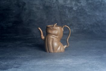 紫砂壶图片：美壶特惠 特好老青段君竹壶 茶人醉爱 - 宜兴紫砂壶网