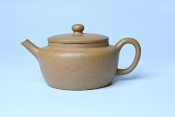 紫砂壶图片：美壶特惠全手工紫砂壶特好段泥桑扁壶 茶壶 茶具 单壶 - 宜兴紫砂壶网