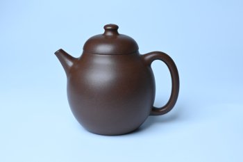 紫砂壶图片：美壶特惠 特好老紫泥龙蛋壶 茶人醉爱 - 宜兴紫砂壶网